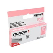 Arrow Arrow D53F 8 mm V2A Nerjavne (500 kosov) – Inox ploske sponke za zanesljive zunanje spoje