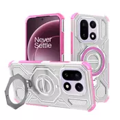 Hibridni ovitek Carbon Shield Pro za OnePlus 15 - pink transparent
