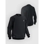 Loose Riders Crewneck Fleece Sweater black