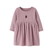 NAME IT Obleka NBFKirsa mauve / rdeča / merlot