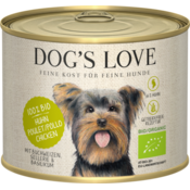 DOGS LOVE BIO mokra pasja hrana - piščanec, 200 g
