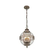 Kichler KL-HALLERON-8M-BU -Spoljašnji luster na lancu HALLERON 3xE14/40W/230V IP44
