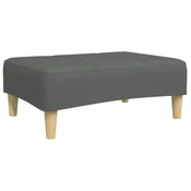 Vidaxl Stolček za noge temno siv 77x55x31 cm blago