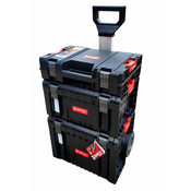 Boxman QBRICK SYSTEM PRO VOZIČEK + ZABOJ ZA ORODJE + KOMPLET ZA ORODJE