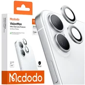 Mcdodo MCDODO KALJENO STEKLO ZA ZAŠČITNO KAMERO ZA APPLE IPHONE 17, ZADNJE STEKLO, SREBRNA