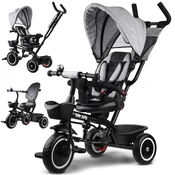 Tricikl Tiny Bike 3u1 – Grey