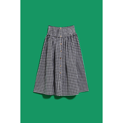 WOMENS SKIRT L-SC-4018 BÍLÁ_ČERNÁ