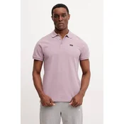 Bombažen polo Helly Hansen roza barva