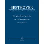 BEETHOVEN:THE LATE STRING QUARTETS OP.127,130-133,135 STUDY SCORE