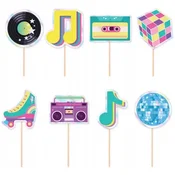 Toppery Retro Disco komplet 8 kos