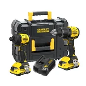 Stanley FatMax Aku kombinovaná sada 18 V, 2x 2,0 Ah SFMCK201D2T