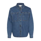 Kaffe Bluza KALena modra/moder denim
