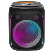 Canyon Prenosni zvočnik za zabave OnFun 5, 40 W, RGB, BT5, USB-A, microSD, AUX, 6,3 mm priključek, način TWS, črn