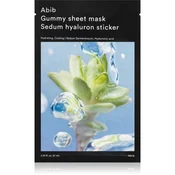Maschera in tessuto gommosa Sedum Hyaluron Sticker - Maschera idratante in tessuto - 27 ml