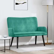Kauc za dvoje Tirkizna 115 x 61 x 87 cm Baršun