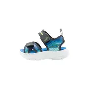 SKECHERS Otvorene cipele MICROSPEC-SPLASH plava / azur / neonsko zelena / crna