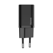 Baseus Super Si 25W brzi punjac, USB Type-C, crni