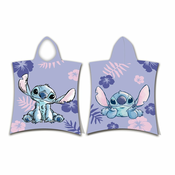 Vijoličen otroški kopalni plašč iz frotirja Lilo and Stitch – Jerry Fabrics