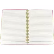Notes spiralni sa gumicom A5 CREATIVE tvrdi uvez sort P4/20