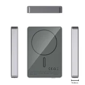 Apollon 4007249037756 power bank bezicni 15w, 5000 mah, alu sivi ( w11gry )