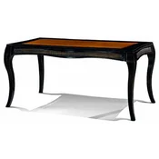 Casa Padrino luxury baroque dining table black/brown 164-264 cm - Baroque furniture - Made in Italy
