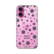 Torbica Silikonska Print Skin za iPhone 16 6.3 Dottie Dottie Gray