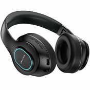 Awei slušalke bluetooth a100bl v ušesih črne barve