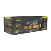 Schesir | Dog Taste The World fileji v juhi Multipaket 6x150g
