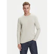 BOSS Majica z dolgimi rokavi Tchark 50473286 Bež Regular Fit