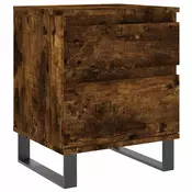 Vidaxl vidaXL Nočna omarica dimljen hrast 40x35x50 cm