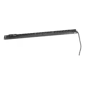 Smart Power Distribution Unit (PDU) vertical (0U) Power Plug DIN49440 16A/250V, 18x Type E Sockets (NF-C61-314), 16A