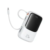 BASEUS Qpow Pro+ Power Bank 10000mAh 22.5W +fix USB-C kabel bijela