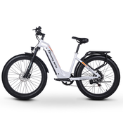 Shengmilo Bicicleta elétrica Shengmilo MX06 BAFANG1000W motor de pico, bateria Samsung 48V17.5AH, branca, (20850164)