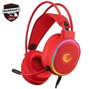 Slušalice žicne gaming Rampage ROGUE RGB crvene 35132