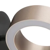 Brilliant LED-stenna svetilka Axion, črna/rjava, višina 20 cm, z možnostjo zatemnitve. - Dnevna soba/jedilnica - Sodobni - črna, rjava - Plastika