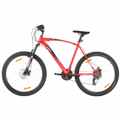 vidaXL Brdski bicikl 21 brzina kotaci od 29  okvir od 53 cm crveni