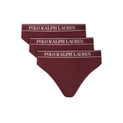 Polo Ralph Lauren Klasične spodnje hlačke 4P0707 Bordo rdeča