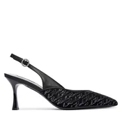Čevlji z visoko peto KARL LAGERFELD Sienna KL32706A Črna