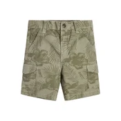 Guess Kratke hlače iz tkanine N3GD12 WFCB0 Zelena Regular Fit