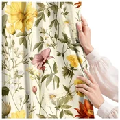 Zavesa za dnevno sobo, kuhinjo, spalnico, žabji trak, že pripravljene zavese 140x180 cm