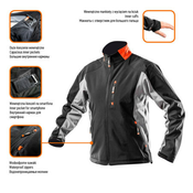 Neo tools jakna vodo/vetronepropusna XL ( 81-550-XL )