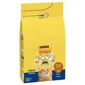 PURINA Friskies Sterilized Cat s puretinom, piletinom i povrcem – 1,5 kg