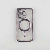 Silikonska futrola Magsafe Iphone 14 pro purple