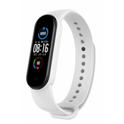 EPICO Silicone Band remen za Xiaomi Mi Smart Band 6, silikonski, bijeli