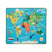 MELISSAANDDOUG Igralna podloga, Around the World, 100 x 90 cm (5999572360993)