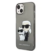 Karl Lagerfeld iPhone 14 Pro Max 6,7 black hardcase IML GLIT NFT KarlChoupette (KLHCP14XHNKCTGK)