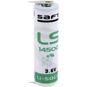 Saft Posebna litijeva baterija Saft Mignon 2 x spajkalni zatič 3.6 V 2600 mAh Mignon (AA) (O x V) 14.5 mm x 50 mm, (20439764)