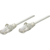 Intellinet RJ45 mrežni prikljucni kabel CAT 6 S/FTP [1x RJ45-utikac - 1x RJ45-utikac] 5 m sivi, pozlaceni kontakti, Intellinet