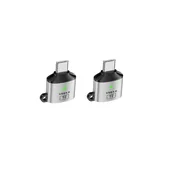 INF USB-C na microSD (TF) adapter USB 3.0, aluminij/PVC, paket 2 Silver, (5000445494)
