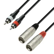 ADAM HALL K3TMC0600 2xRCAM - 2xXLRM 6 m KABEL